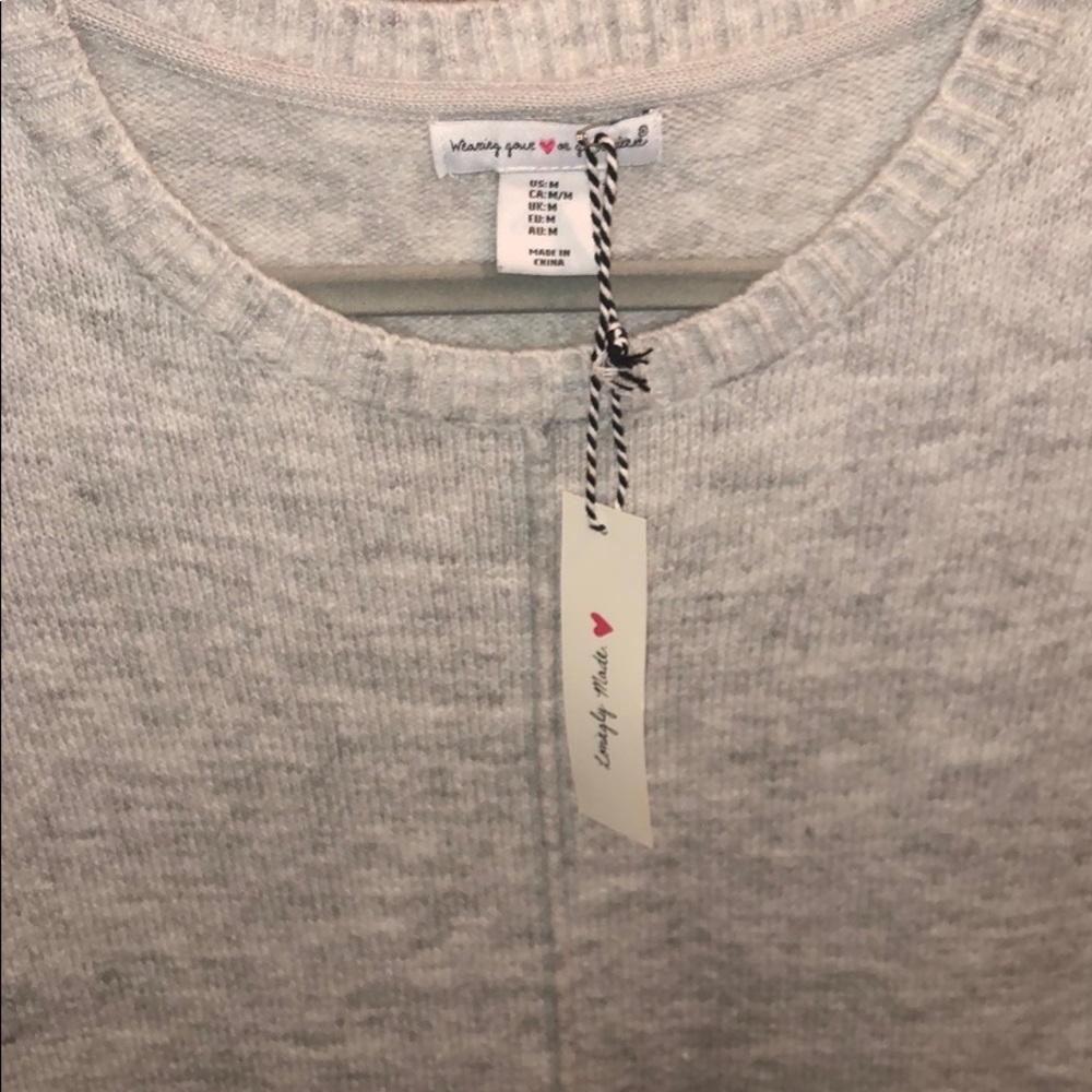 Heather gray sweater dress - Picture 3 of 5